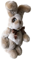 На фото мягкая игрушка заяц длинный из натурального меха Holich Toys