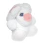 Фото №2 мягкая игрушка зайка морозко из натурального меха кролика рекс белый 