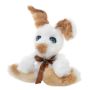Фото №2 авторская мягкая игрушка из натурального меха кролик фландер белый 