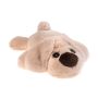 Картинка мягкая игрушка собака из натурального меха вилли капучино светлый Holich Toys в разных ракурса