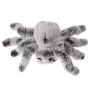 Картинка большой серый паук из натурального меха кролика рекс Holich Toys в разных ракурса