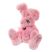Фото №2 мягкая игрушка зайка - тедди из натурального меха франц розовый 